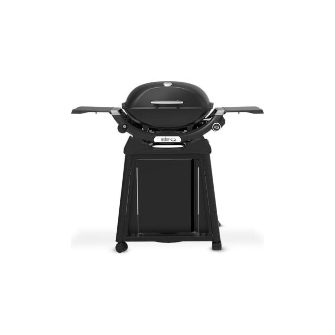 Weber WEBER1501110 Q2200N Barbecue a Gas con Carrello Premium 4,11 kW 2065 cm² Griglie in Ghisa Smaltata Ripiani Laterali Ripiegabili