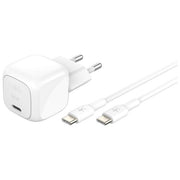 Belkin, Caricabatterie da Muro USB-C, 30W, Ricarica Rapida, BoostCharge con Cavo USB-C Incluso, Bianco