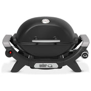 Weber Q1100N, Barbecue da Tavolo GPL, Nero e Grigio, 2930W, Portatile, con Griglia in Ghisa