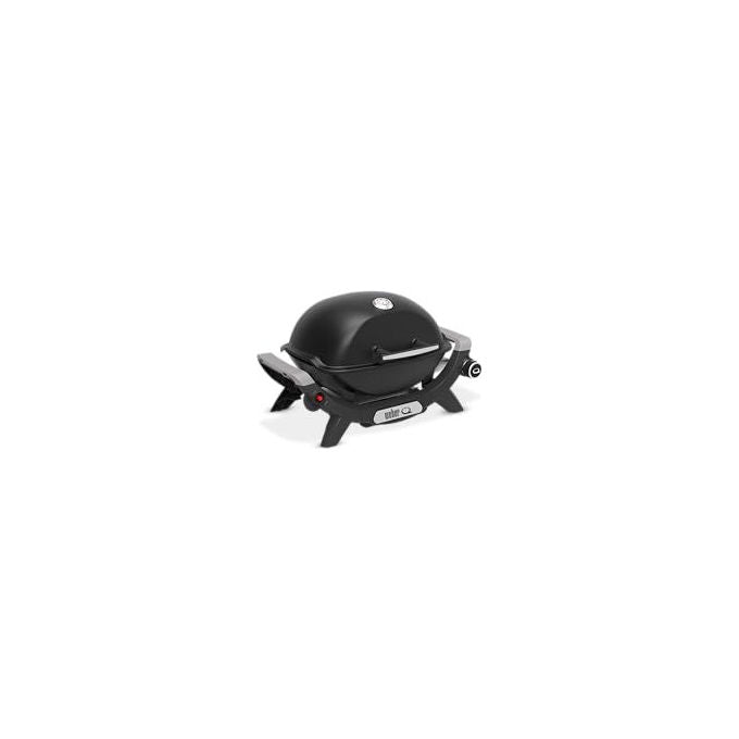 Weber Q1100N, Barbecue da Tavolo GPL, Nero e Grigio, 2930W, Portatile, con Griglia in Ghisa