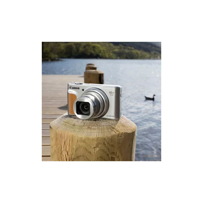 Canon PowerShot SX740 HS, Fotocamera Digitale Compatta, 20.3 MP, Argento