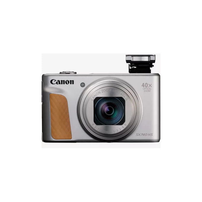 Canon PowerShot SX740 HS, Fotocamera Digitale Compatta, 20.3 MP, Argento