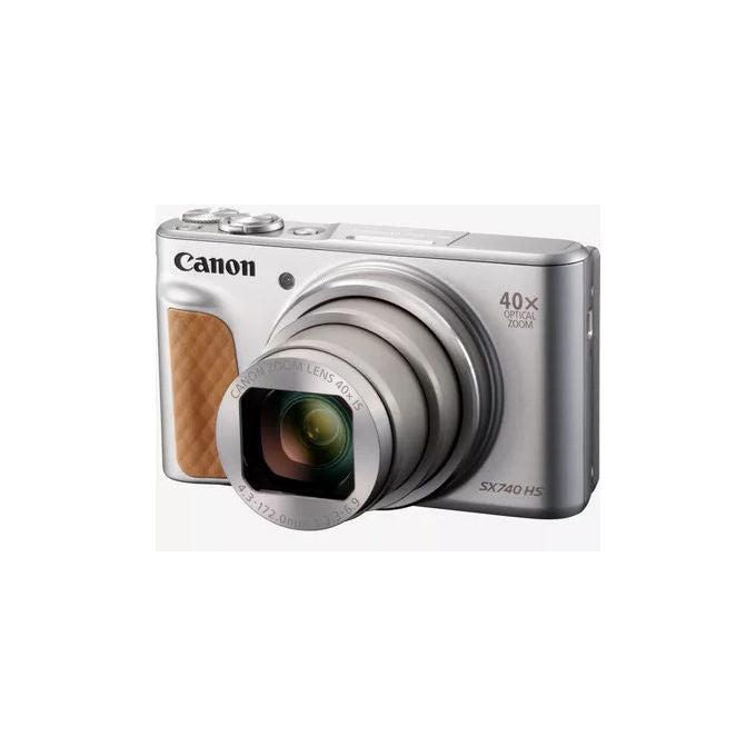 Canon PowerShot SX740 HS, Fotocamera Digitale Compatta, 20.3 MP, Argento