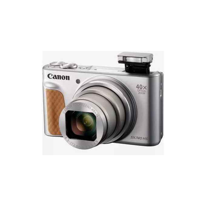Canon PowerShot SX740 HS, Fotocamera Digitale Compatta, 20.3 MP, Argento
