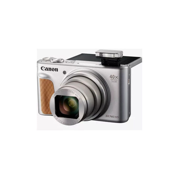 Canon PowerShot SX740 HS, Fotocamera Digitale Compatta, 20.3 MP, Argento