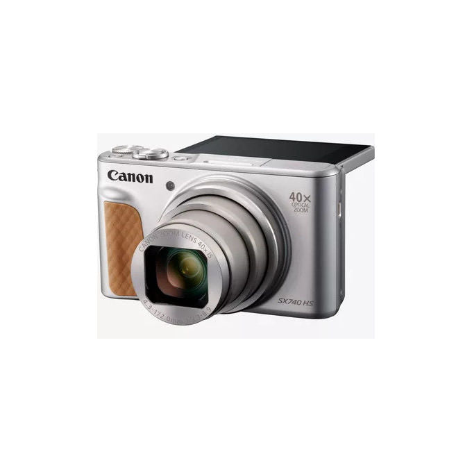 Canon PowerShot SX740 HS, Fotocamera Digitale Compatta, 20.3 MP, Argento