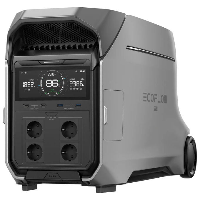 EcoFlow, DELTA Pro 3, Stazione di Alimentazione Portatile, 4000 W, Litio Ferro Fosfato