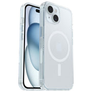 OtterBox, Cover iPhone 16e 15 14 13, Symmetry Series Clear MagSafe, Anti Shock, Stardust Trasparente