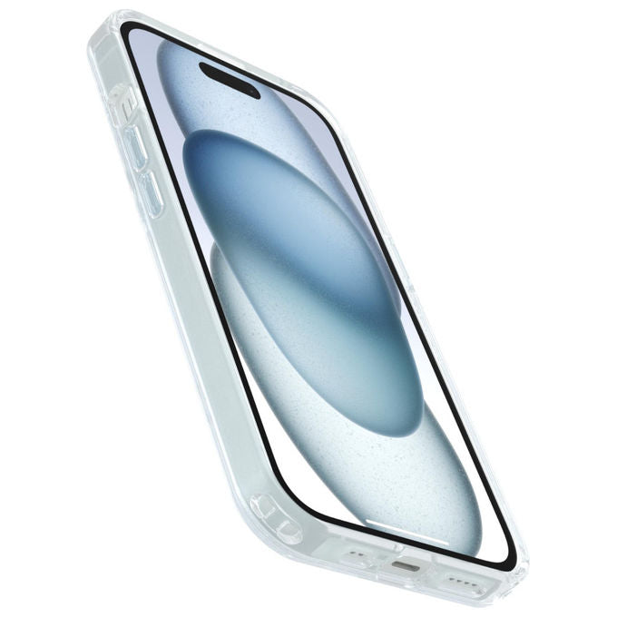 OtterBox, Cover iPhone 16e 15 14 13, Symmetry Series Clear MagSafe, Anti Shock, Stardust Trasparente