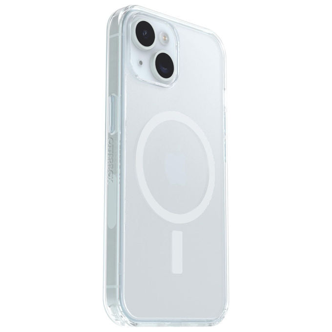 OtterBox, Cover iPhone 16e 15 14 13, Symmetry Series Clear MagSafe, Anti Shock, Stardust Trasparente