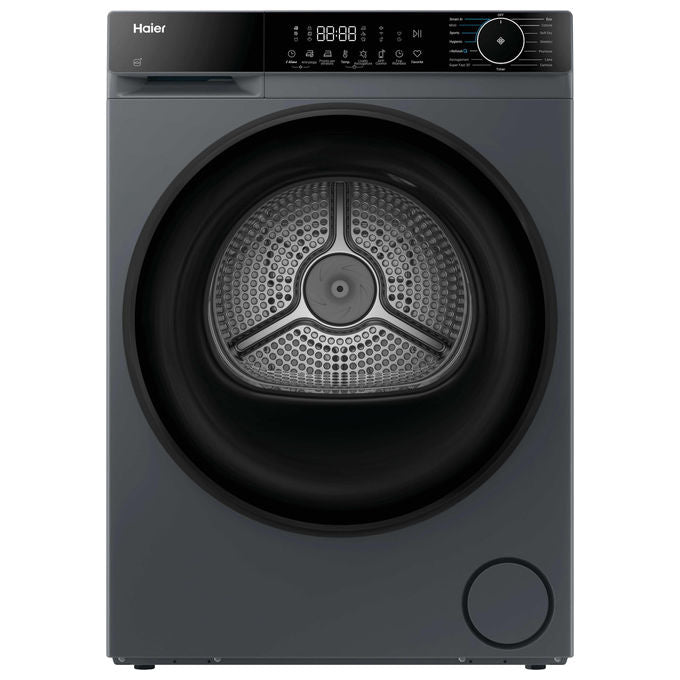 Haier HD90-D357GU1-IT X Series 5 Asciugatrice Pompa di Calore 9 Kg Classe D Wi-Fi I-Refresh 15 Programmi (84x59x68 cm) colore Antracite