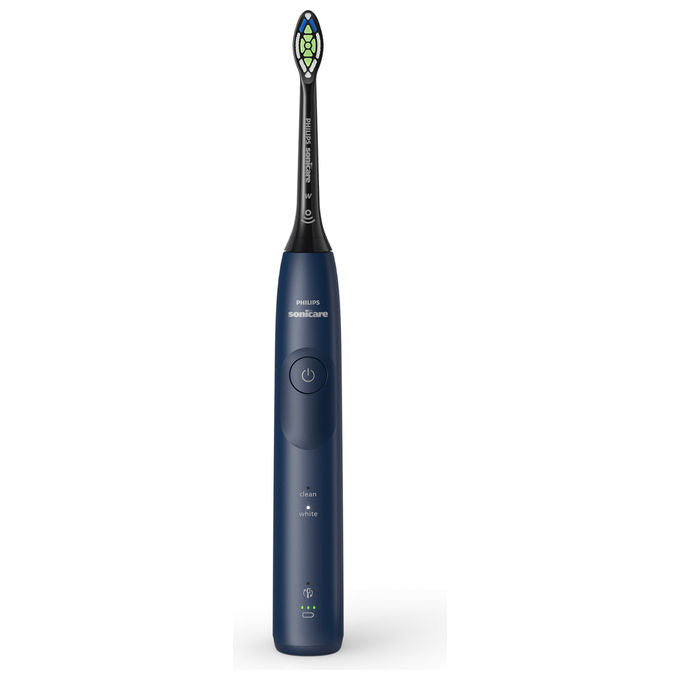 Philips HX7119-01 Sonicare 5500 Spazzolino elettrico sonico 2 modalita' Timer autonomia 3 settimane colore Bianco e Blu Navy