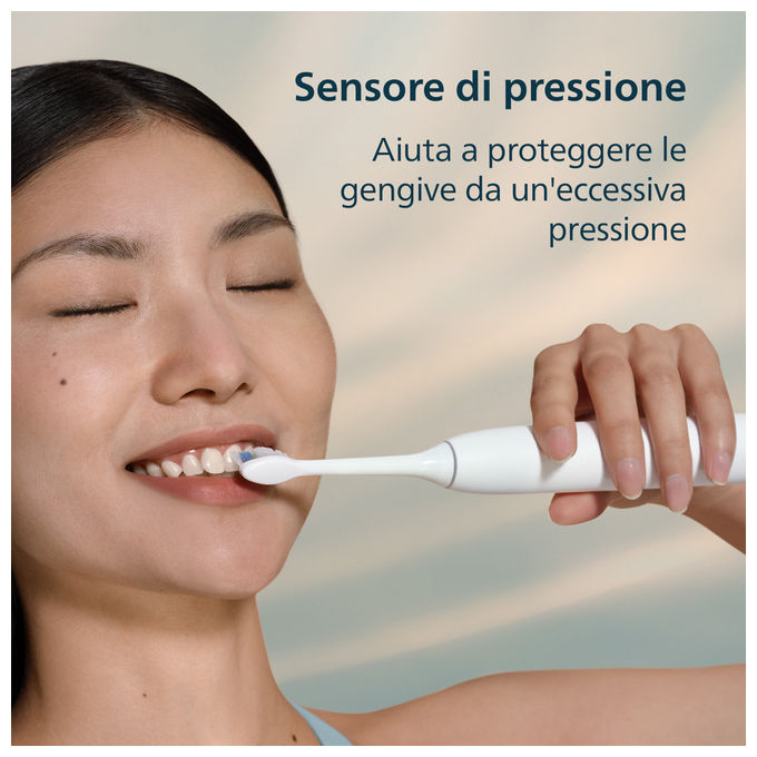 Philips HX7119-01 Sonicare 5500 Spazzolino elettrico sonico 2 modalita' Timer autonomia 3 settimane colore Bianco e Blu Navy