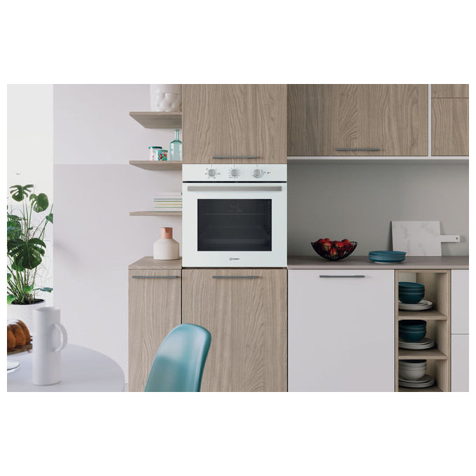 Indesit, Forno Elettrico Multifunzione da Incasso, Bianco