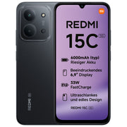 Xiaomi MZB0LINEU Redmi 15C Smartphone 5G 6.9'' 4 GB RAM 128 GB 6000 mAh colore Nero
