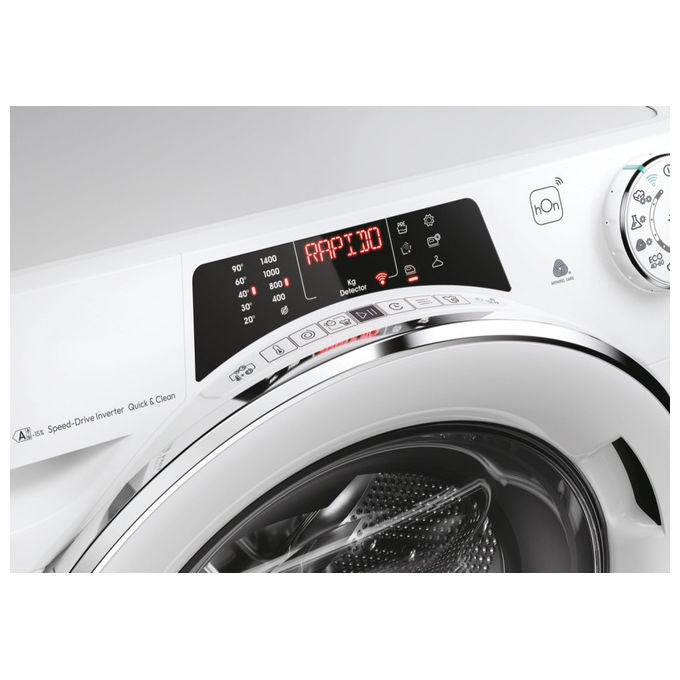 Candy ROW 4966DWMC7-S RapidO Lavasciuga Frontale 9-6 Kg 1400 rpm Classe A Inverter Wi-Fi Vapore (85x60x58 cm) colore Bianco