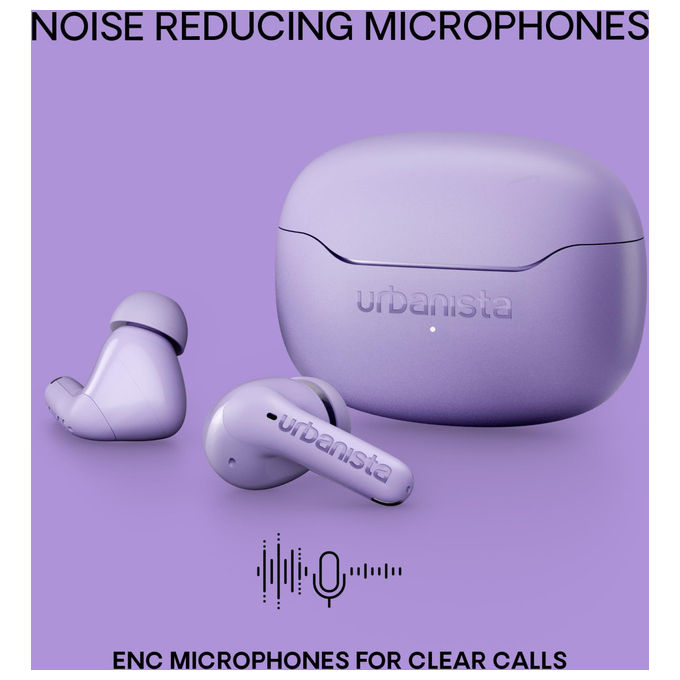 Urbanista 1040322 Palermo Auricolari In-Ear True Wireless ANC Multipoint Bluetooth IPX4 autonomia 32h colore Viola