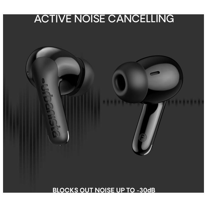 Urbanista 1040320 Palermo Auricolari True Wireless In-Ear ANC Bluetooth 5.0 Multipoint IPX4 Autonomia 32h colore Nero