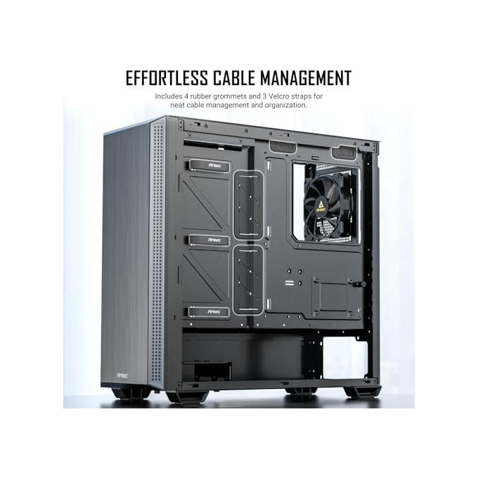 Antec P7 S, Case PC Mid-Tower, 4 Ventole PWM, Aspirazione Frontale a Doppia Rete Laterale, Supporto Radiatore 360 mm, Type-C 3.2 Gen 2