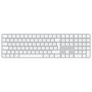Apple, Tastiera Magic con Touch ID e tastierino numerico, QWERTY Inglese, Bianco