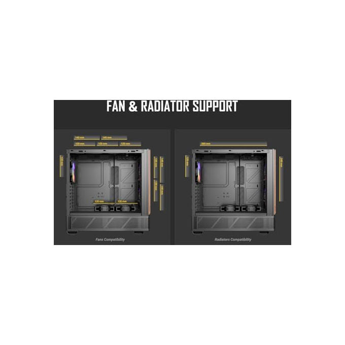 Antec P30 ARGB, Cabinet Midi-Tower, Nero