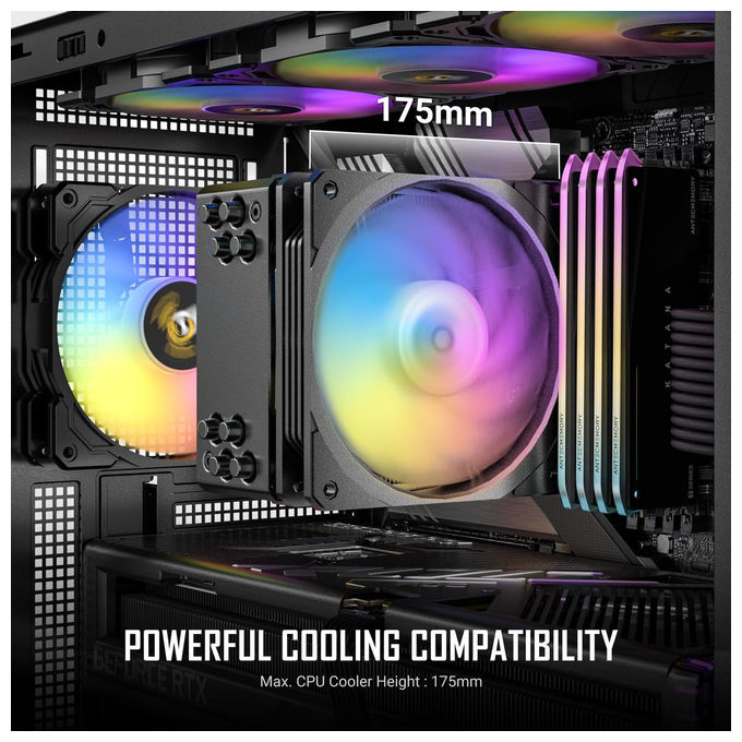 Antec P30 ARGB, Cabinet Midi-Tower, Nero