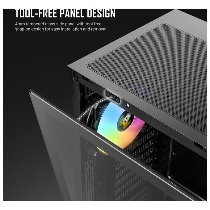 Antec P30 ARGB, Cabinet Midi-Tower, Nero