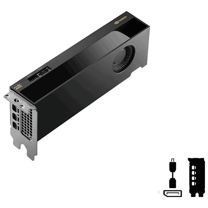 PNY RTX PRO 4000 Blackwell, Scheda Grafica, 24 GB GDDR7, ECC, 4 x DisplayPort, PCIe 5.0