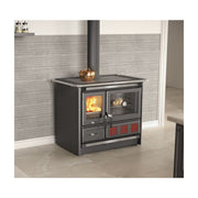 LA NORDICA Cucina a Legna Rosa XXL 5.0 VST Steel Antracite