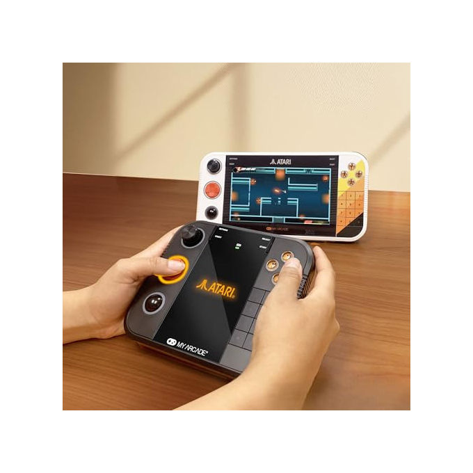 MY ARCADE DGUNL-7152 Gamepad Wireless Retrogaming Atari Gamestation Go e Mega SmartGlow Batteria Ricaricabile colore Nero