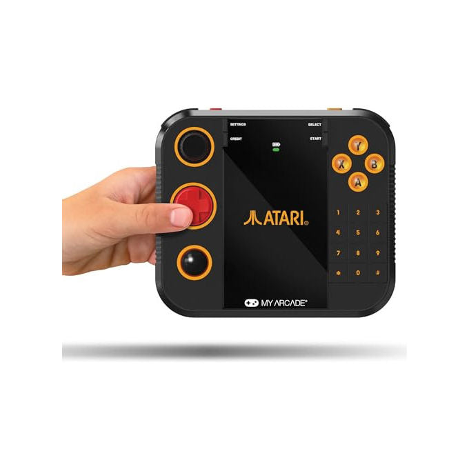 MY ARCADE DGUNL-7152 Gamepad Wireless Retrogaming Atari Gamestation Go e Mega SmartGlow Batteria Ricaricabile colore Nero