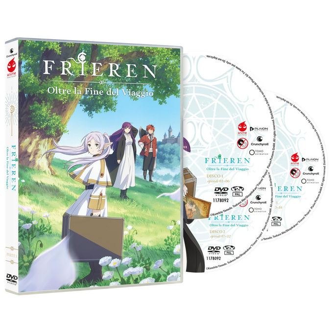 Plaion Pictures Anime Factory, Frieren Oltre La Fine Del Viaggio Parte 1, Box 3 Dvd