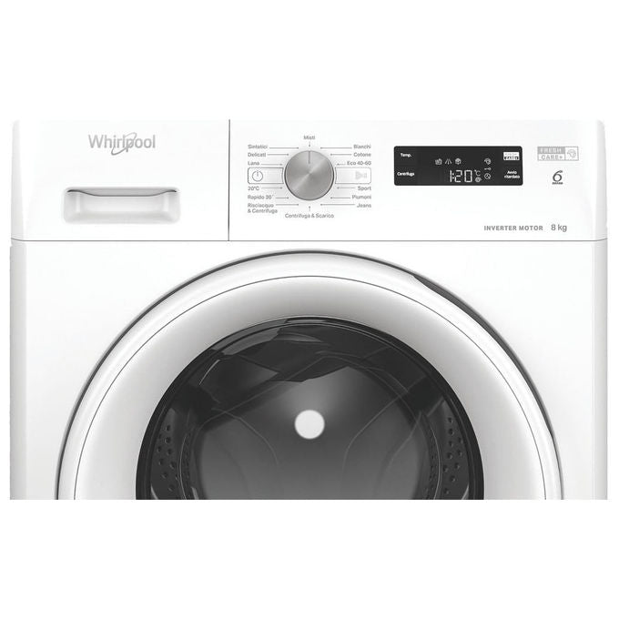 Whirlpool FFS P87 IT Lavatrice carica frontale 8 Kg 1200 rpm Classe A colore Bianco