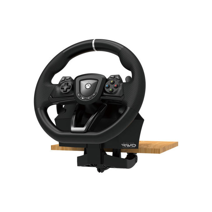 Hori, Volante da Corsa Wireless Overdrive, Nero, USB, per Xbox One X-Xbox Series S-PC