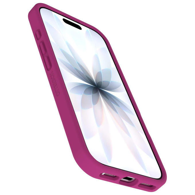 OtterBox, React Series MagSafe, Cover iPhone 17, Ultrasottile, Resistente a shock e cadute, Trasparente-Rosa