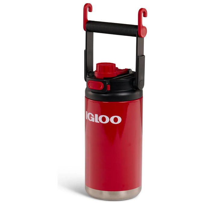 Igloo, Brocca Sportiva Ibrida in Acciaio Inox, 1.6 Litri, Rossa