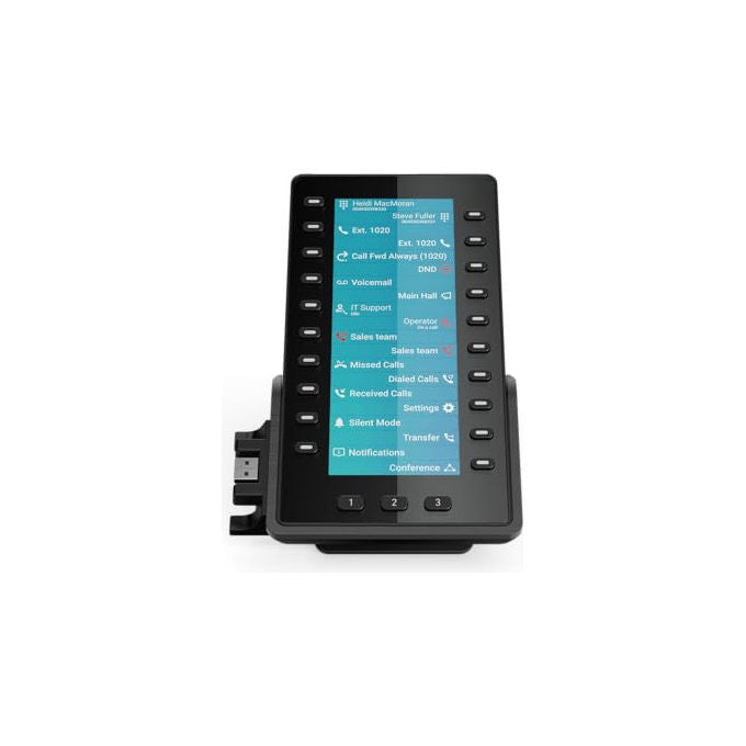Snom, Modulo di espansione D8C, per telefoni fissi D8xx, Display TFT a colori, 60 tasti programmabili, USB Plug and Play