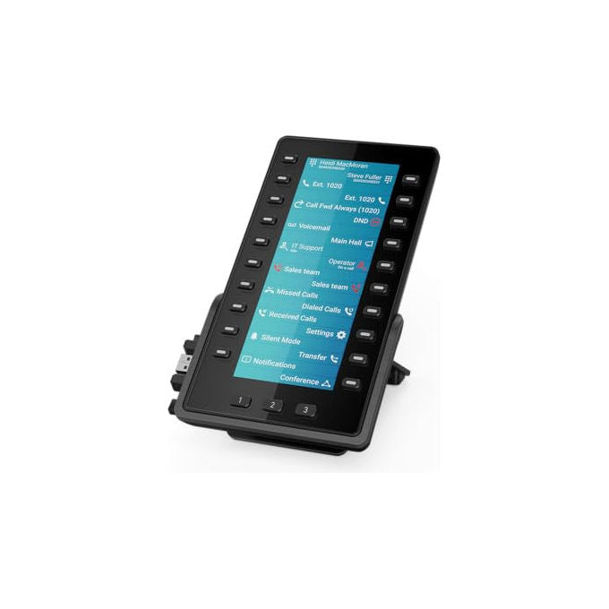 Snom, Modulo di espansione D8C, per telefoni fissi D8xx, Display TFT a colori, 60 tasti programmabili, USB Plug and Play