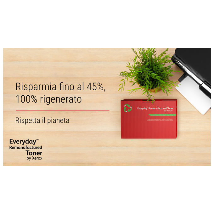 Toner Rigenerato Nero, Compatibile con Ricoh 841817, Everyday di Xerox, Capacita' Standard