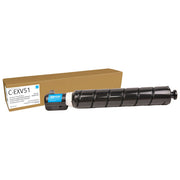 Xerox, Toner Rigenerato Ciano, Compatibile Canon C-EXV51 (0482C002), Capacita' Standard