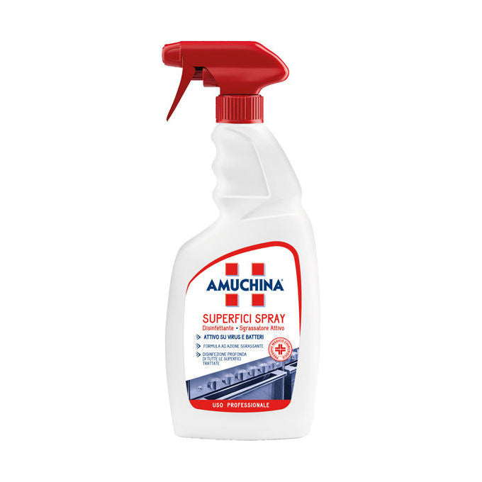Amuchina, Superfici Spray Multiuso, Battericida e Virucida, 750 ml