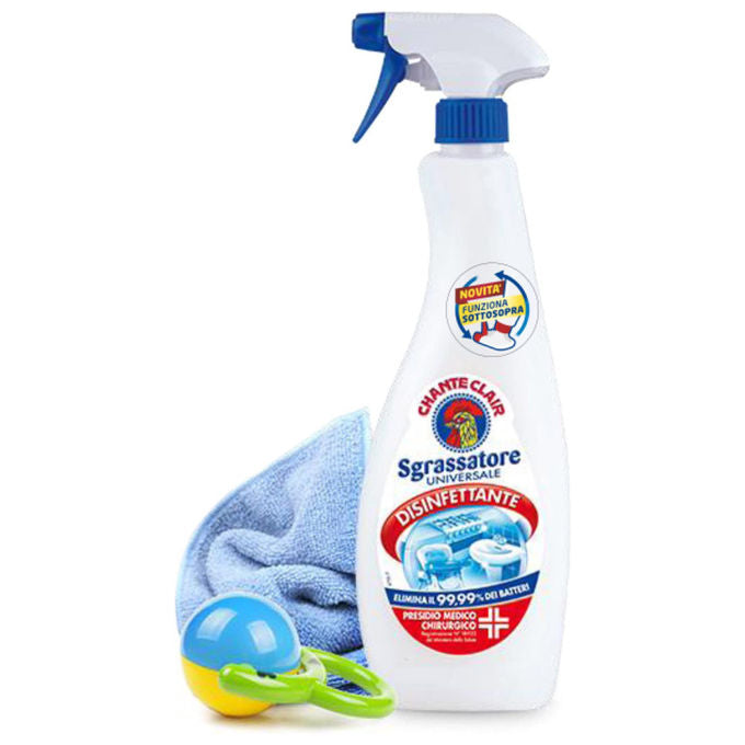 Chanteclair, Sgrassatore Universale Disinfettante, Spray Trigger 600 ml