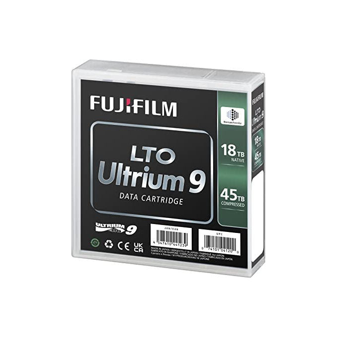 Fujifilm, LTO 9 Ultrium, 18TB Nativa, 45TB Compressi, BaFe