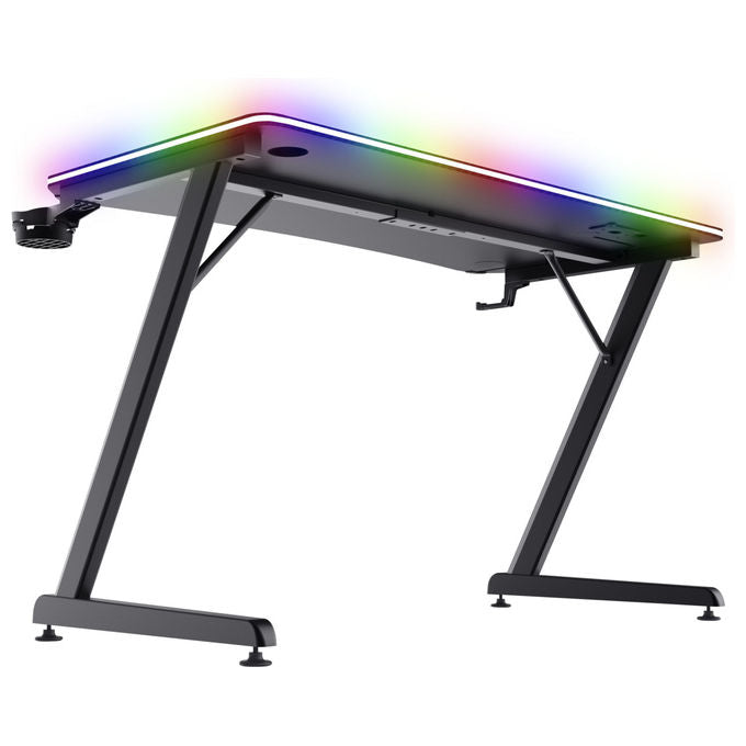 Trust GXT 710 Luminus Pro, Scrivania Gaming RGB