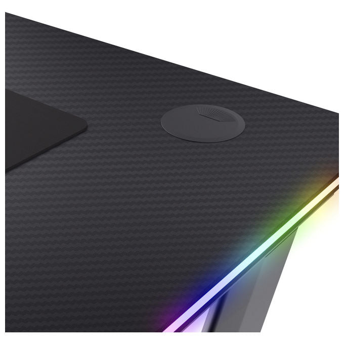 Trust GXT 710 Luminus Pro, Scrivania Gaming RGB