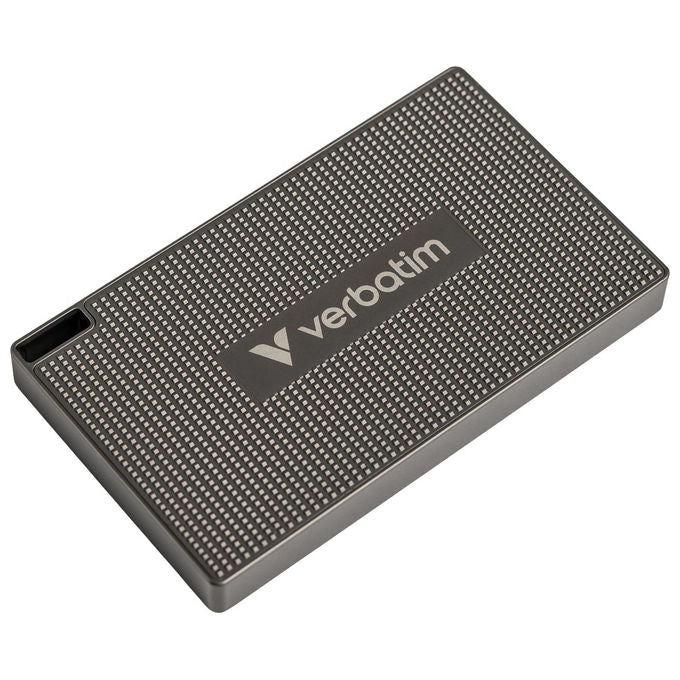 Verbatim, SSD Esterno 512 GB, USB Tipo-C, USB 3.2 Gen 2x2, Grigio