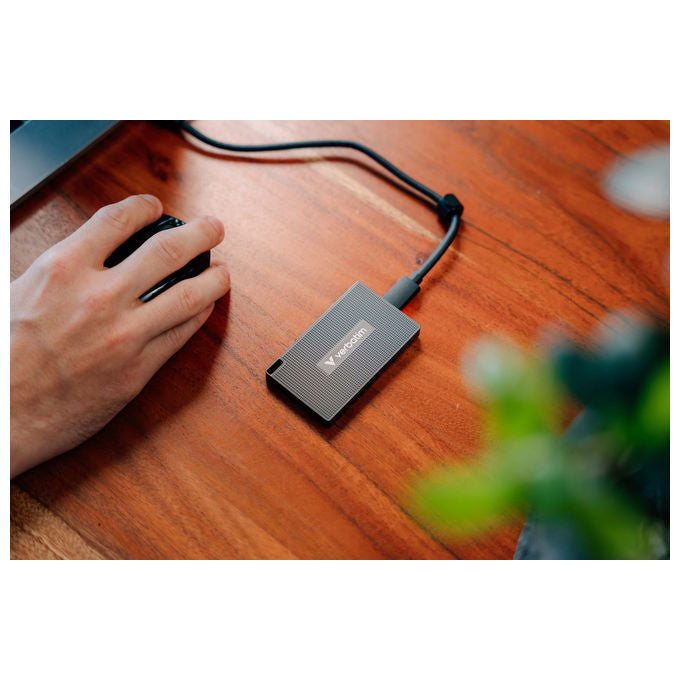Verbatim, SSD Esterno 512 GB, USB Tipo-C, USB 3.2 Gen 2x2, Grigio