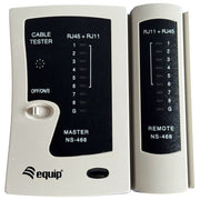 Equip, Tester Cavo Rete, A Doppino Intrecciato, Cassetto Registratore POS, Bianco