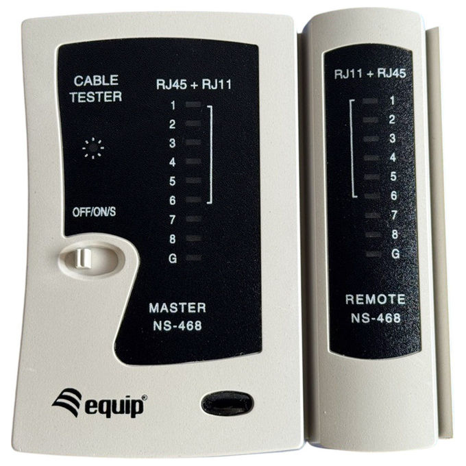Equip, Tester Cavo Rete, A Doppino Intrecciato, Cassetto Registratore POS, Bianco