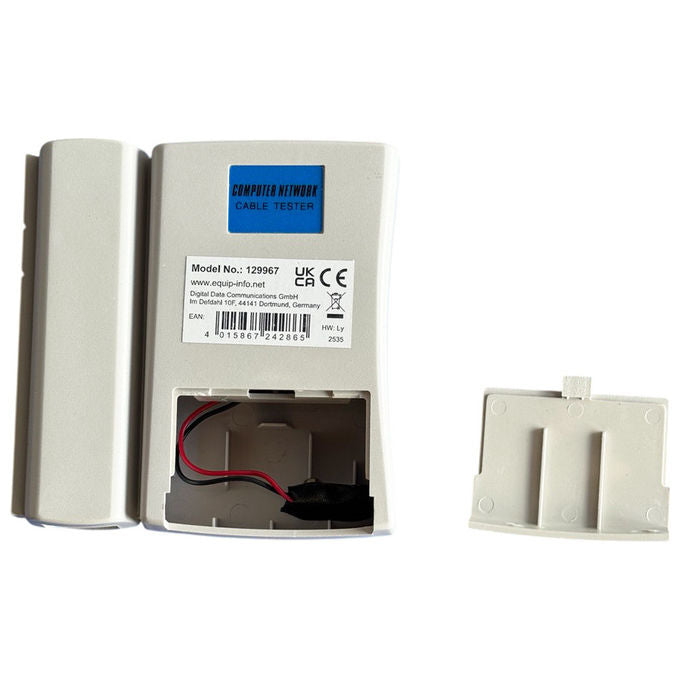 Equip, Tester Cavo Rete, A Doppino Intrecciato, Cassetto Registratore POS, Bianco